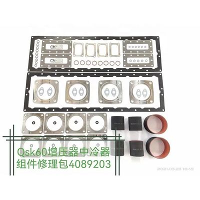 Liebherr Excavator Gasket Kit for Cummins QSK60 Engine Overhaul 4376323 4089874 4089202 4089200 Generator Set