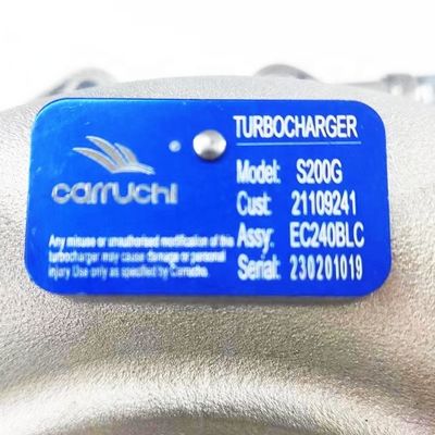 EC240BLC VOLVO Turbocharger for Excavator Engine Parts and Performance