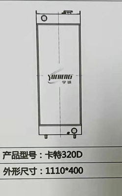 3609273 Radiator for DOOSAN ISUZU JCB KOMATSU 320D 323D 3406 C6.4 Engine Guaranteed Performance and Durability