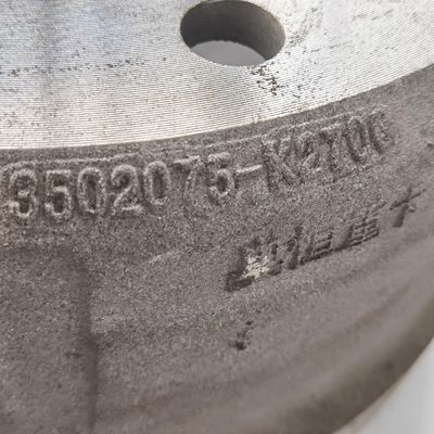 K2700 KQ9H6 Rear Brake Drum DONGFENG TIANLONG 3502075-K2700 Anti Corrosion