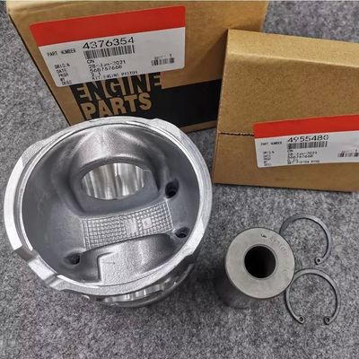 OE 4376354 4955480 4931041 Steel Piston for Foton Auman Truck Engine Parts Cummins QSX15 Steel