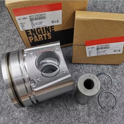 OE 4376354 4955480 4931041 Steel Piston for Foton Auman Truck Engine Parts Cummins QSX15 Steel