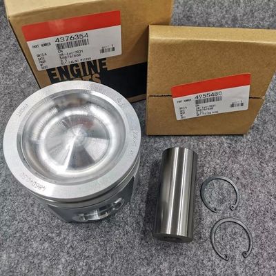 OE 4376354 4955480 4931041 Steel Piston for Foton Auman Truck Engine Parts Cummins QSX15 Steel