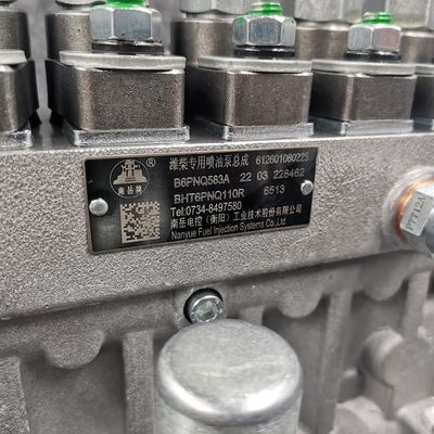 Original Weichai WD615 Sinotruk HOWO Shacman Shantui SD16 Bulldozer B6PNQ583A Fuel Injection Pump 612601080225 BHP6PNQ110R