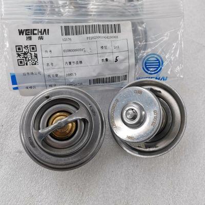 610800060597 Thermostat for SINOTRUK HOWO SITRAK C7H WEICHAI WP7 WP12 WP13 SHACMAN X3000 X5000 LGMG Truck Engine Parts