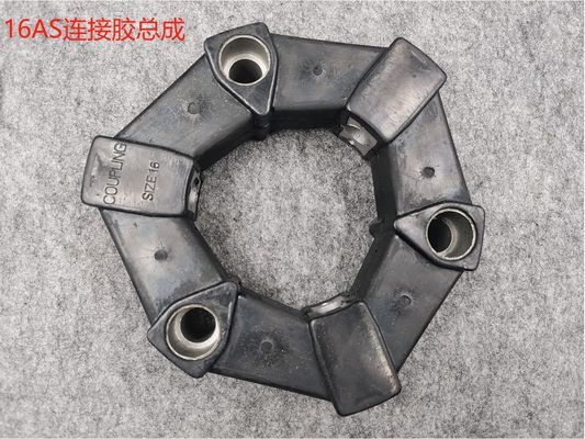100% Tested 16AS Coupling Rubber Assembly for Komatsu Kubota Hino Excavator Diesel Engine Parts AIR SEA Express Delivery