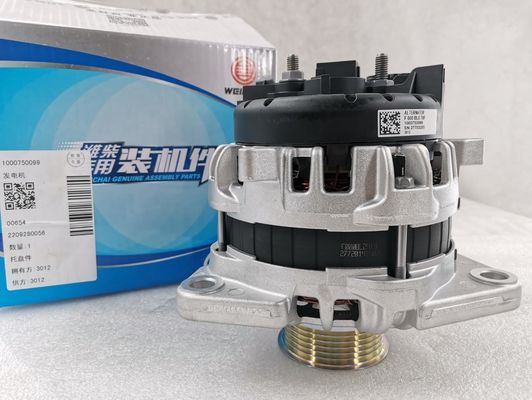 OE NO. 1000750099 Alternators for Weichai Engine Diesel WP12 WP13 6PK 28V 80A Truck Alternator