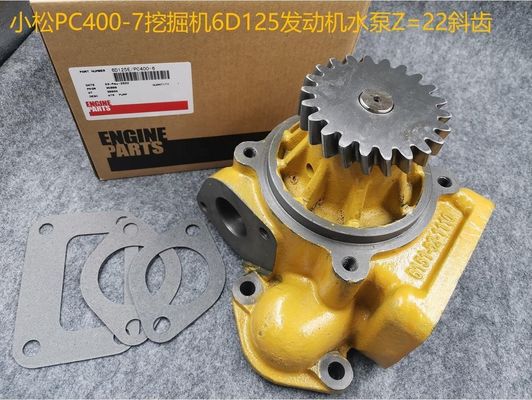 Water Pump for Komatsu PC400-6 Excavator featuring 6D125 Engine