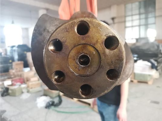 PC400-8 Komatsu Excavator Parts 6D125 Engine Alloy Steel Crankshaft Standard Size with 3 Months