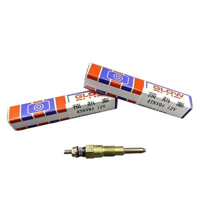 Standard Size 4TNV94 12v Diesel Engine Parts Glow Plug for Yanmar Engine