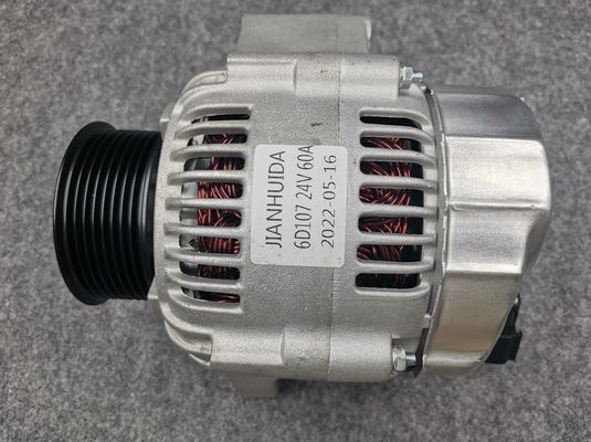 8PK 24V 60A Komatsu PC200-8 Excavator 6D107 Engine Generator for Komatsu Aftermarket Parts