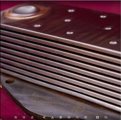 9-layer Weichai WD618 Engine Oil Cooler Core for Optimal Cooling Efficiency