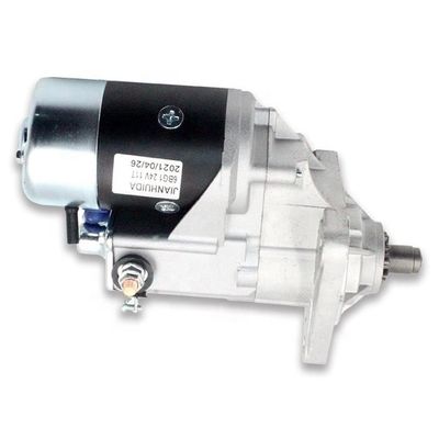 Steel 6BG1 24v 4.5KW 11T Starter for ISUZU Hitachi Daewoo Excavator Motor Long Lasting Performance