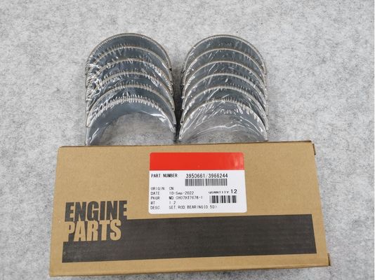 Set of STD Bearings for Cummins Dongfeng QSB3.3 6CT8.3 Diesel Engine Connecting Rod Shipping by Air Sea Express Delivery