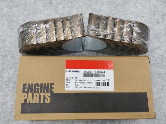 Set of STD Bearings for Cummins Dongfeng QSB3.3 6CT8.3 Diesel Engine Connecting Rod Shipping by Air Sea Express Delivery