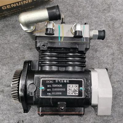 C5285436 Original DCEC 6L Dual Cylinder Air Compressor with Standard Size