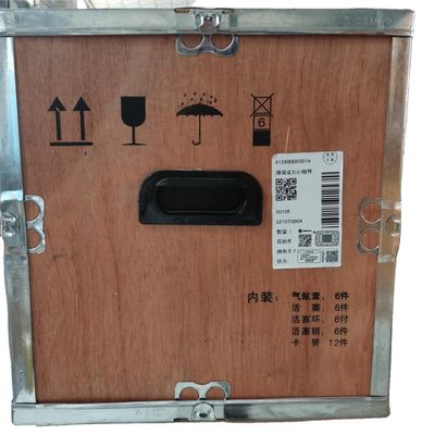Weichai Engine Original Four Matching Piston Kit Made of Metal for Foton Howo Heavy Truck Steyr Construction Machinery