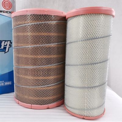 Shacman 226B Engine Air Filter For Caterpillar SDLG Foton XCMA Weichai PU3145 612600115646