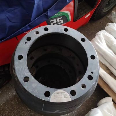 ISO9001/IATF16949 Certified MCP16 Front Brake Drum for Sinotruk Howo SITRAK Truck Axle Parts Air Sea Express Shipping
