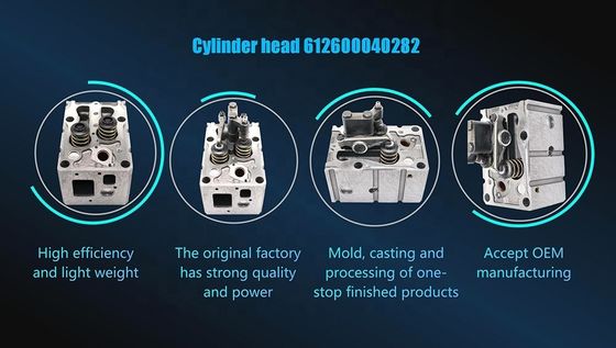 30kg Cylinder Head Assembly for Sinotruk HOWO WD615 Engines and Dependable Performance