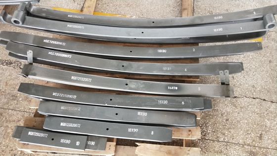 WG9725520076-001-1 First 1St Piece Of Front Left Spring for Sinotruk HOWO 380hp truck Year 2005- OE NO. WG9725520076 1
