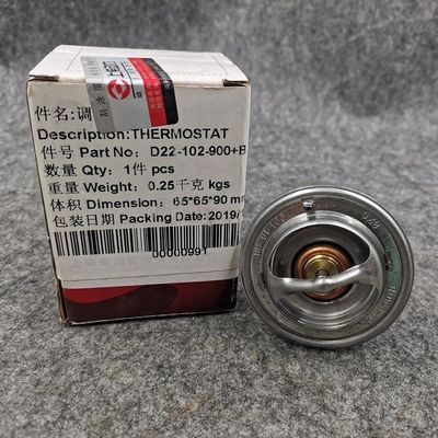 STEEL D22-102-900 B 82 degree Thermostat for SDEC POWER D6114 D9 Engine Auman SDLG FOTON SANY Hongyan GENLOVN H6 GENHOO Parts