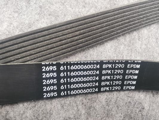 Purpose Replace/Repair 8PK1290 611600060024 Belt for WEICHAI JAC WP12 WP9H WP10H SHANTUI SDLG XGMA DOOSAN Engine Spare Part