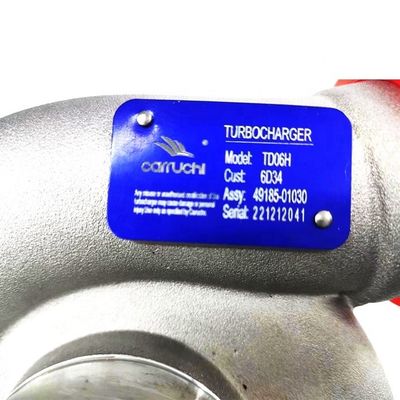 Caterpillar Excavator Turbocharger 49185-01030 For TD06H 6D34 Engine SDEC XCMA SDLG