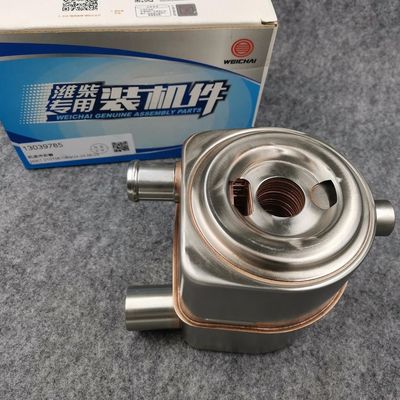 100% Tested Weichai DEUTZ WP6 WP8 SDLG LG933 936 SANY Excavator Loader Engine Spare Parts Oil Cooler Shacman Car Fitment