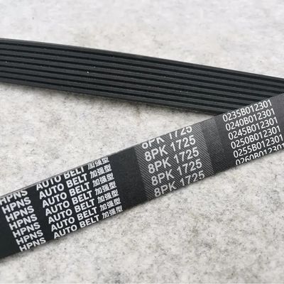 Rubber Fan Belt for Dongfeng Tianlong DCFV Cummins QSL9.3 Truck Engine Parts Multi Slot 8pk 1725 Daewoo Car Fitment