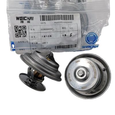 610800060597 Thermostat for SINOTRUK HOWO SITRAK C7H WEICHAI WP7 WP12 WP13 SHACMAN X3000 X5000 LGMG Truck Engine Parts