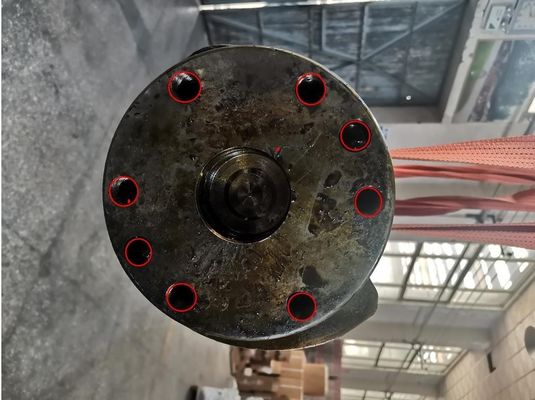 PC400-8 Komatsu Excavator Parts 6D125 Engine Alloy Steel Crankshaft Standard Size with 3 Months