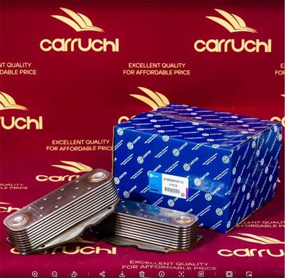 9-layer Weichai WD618 Engine Oil Cooler Core for Optimal Cooling Efficiency