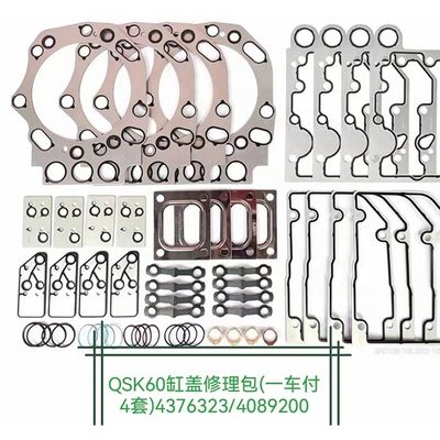 4089200 4376323 Cummins QSK60 Engine Gasket Kit for Construction Power Plants