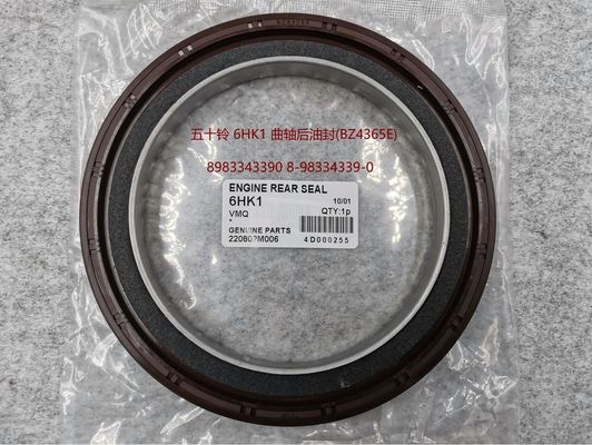 Truck Model 8-98334339-0 8983343390 Crankshaft Rear Oil Seal for Isuzu 6HK1 Engine Spare Parts