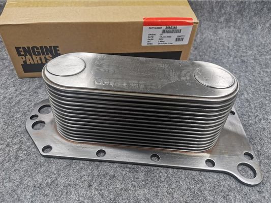 Standard Size Metal Oil Cooler Core for Dongfeng Cummins DCEC 6L Engine Superior Cooling Performance
