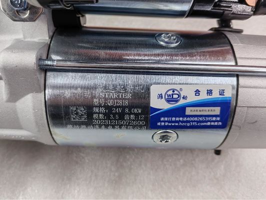 Kingrun 24V Dongfeng Truck Cummins DCEC 6CT Engine Parts QDJ2818 Reduction Starter for Heavy Duty Applications