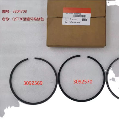 Aluminum Alloy 3804708 3092570 3092571 Piston Rings for Cummins Dongfeng QST30 Diesel Engine Parts Cylinder Piston Ring
