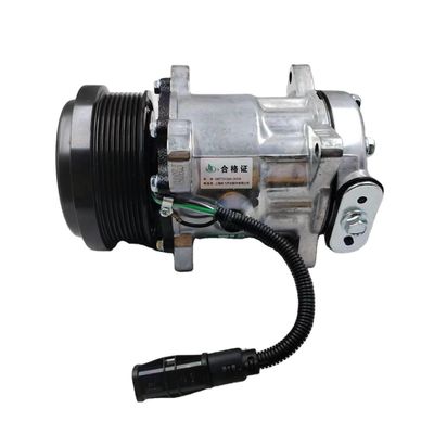 Standard Size 200V77970-7028 Sinotruk Heavy Truck MC11 Engine Air Conditioning Compressor 12V 24V